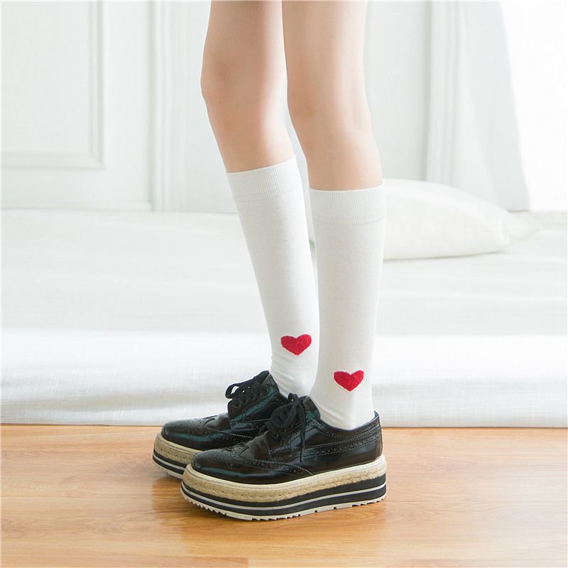 Love Cute Calf Socks Cotton Stockings Institute Of Wind Tide Summer Thin Section Socks Female Students